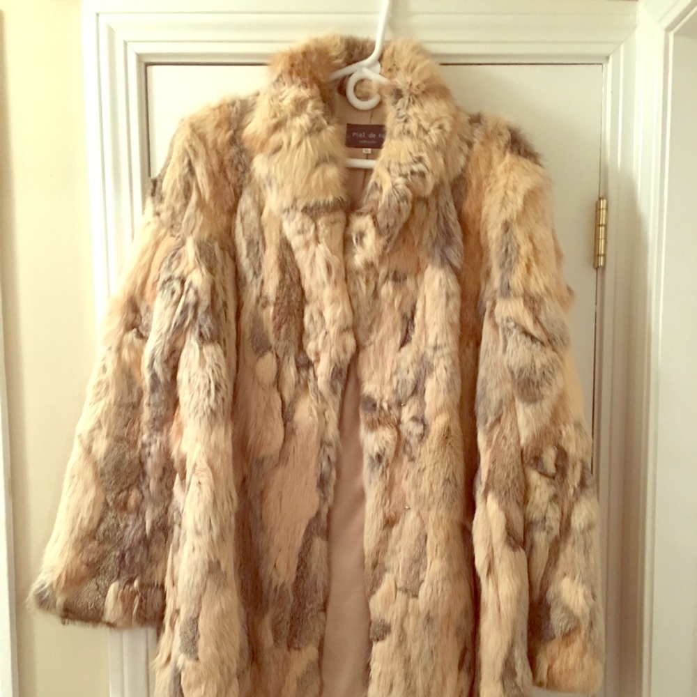 Beautiful rabbit coat